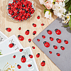 120Pcs 5 Styles Opaque Resin Cabochons CRES-WR0001-02-4