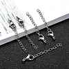Non-Tarnish 304 Stainless Steel Chain Extender X-STAS-O083-07-6