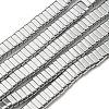 Electroplated Non-magnetic Synthetic Hematite Beads Strands G-C106-B02-08A-1