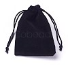 Velvet Cloth Drawstring Bags X-TP-C001-50x70mm-4-3