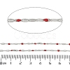Brass Dapped Chains AJEW-Q153-02P-03-2