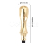 Brass Wax Seal Stamp Handle AJEW-K027-02G-2