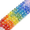 Electroplate Glass Beads Strands X-EGLA-D300-06-8mm-1