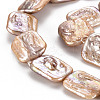 Natural Keshi Pearl Beads Strands PEAR-S020-K06-4