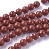 Natural Red Jasper Beads Strands X-G-F348-01-6mm-A-2