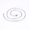 Non-Tarnish 304 Stainless Steel Cable Chains Necklaces NJEW-F226-04P-08-1