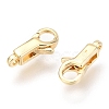 Brass Lobster Claw Clasps KK-O132-06G-2