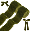 Velvet Frayed Fringe Ribbon OCOR-WH0082-485A-1