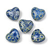 Glazed Heart Shaped Porcelain Beads PR-G020-01-1