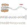 1 Yard Iron Rhinestone Strass Chains FIND-PJ0001-42-4