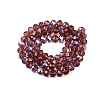 Electroplate Glass Beads Strands EGLA-A044-T8mm-L13-3