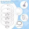 4Pcs 4 Styles Plastic & Glass Magnifier FIND-DR0001-56-3