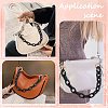Acrylic & Iron Chain Bag Straps FIND-WH0111-378G-5