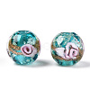 Luminous Handmade Gold Sand Lampwork Beads LAMP-T021-03S-2