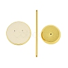 Round Microfiber Earring Display Riser Stands EDIS-Q002-01G-2