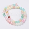 Natural Colorful Green Jade Beads Strands G-G757-01-12mm-3