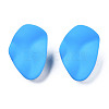 Spray Painted Iron Stud Earring Findings IFIN-N008-020B-2