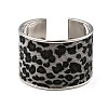 Alloy PU Open Cuff Bangles Bangles BJEW-U014-01P-01-2
