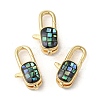 Brass Enamel Lobster Claw Clasps KK-K385-015G-2