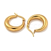 PVD Vacuum Plating 202 Stainless Steel Hoop Earring EJEW-H003-19G-01-2