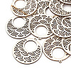 Undyed Wood Big Pendants X-WOOD-T008-41-1