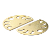 Brass Connector Charms FIND-WH0110-402-1