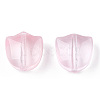 Spray Painted Transparent Glass Beads X-GLAA-T022-26-A01-2