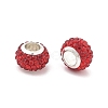 Rondelle Polymer Clay European Beads X1-FIND-U001-01S-1
