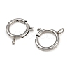 304 Stainless Steel Spring Ring Clasps STAS-B095-05H-P-2