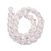 Handmade Foil Lampwork Beads Strands FOIL-C002-01G-2