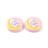 Opaque Cute Cartoon Resin Cabochons CRES-O006-06B-1