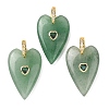Natural Green Aventurine Pendants GG-CBA51ED-03G-10-1