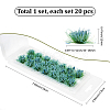 Resin Mini Grass Tufts AJEW-WH20120-10A-01-2