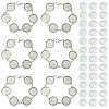 DIY Blank Dome Alloy Link Chain Bracelet Making Kit BJEW-DC00001-1