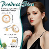 12Pcs Brass Stud Earring Findings KK-ME0002-63-2