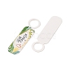 100Pcs Paper Leaf Printed Price Tags CDIS-H007-09-2