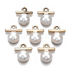 ABS Plastic Imitation Pearl Pendants OACR-N010-012-2
