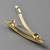 Rrhinestone with Alloy Hair Barrettes OHAR-WH20010-13LG-2