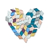 Rhombus Mosaic Tiles Glass Cabochons DIY-P045-12-2