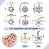 PandaHall Elite 56Pcs 14 Style Alloy Rhinestone Pendants FIND-PH0025-63-4