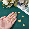 7Pcs 7 Styles Brass Pendants KK-PH0014-74-3