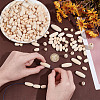 405Pcs Wood Beads WOOD-GA0001-89-3