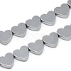 Electroplate Non-magnetic Synthetic Hematite Beads Strands G-T057-13H-1