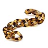 Handmade Transparent Acrylic Curb Chains X-AJEW-JB00740-02-1