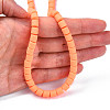 Handmade Polymer Clay Bead Strands X-CLAY-ZX006-01-39-6