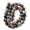 Natural Fossil Coral Beads Strands G-Z119-A26-03-4