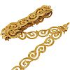 Iron on/Sew on Polyester Embroidery Auspicious Clouds Lace Ribbon OCOR-WH20020-06A-7