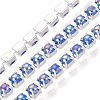 Iron & ABS Plastic Imitation Pearl Tennis Chains CH-Q006-01A-12-1