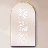 Waterproof Reflective Plastic Mirror Stickers DIY-WH0668-006-1