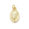 Religion Brass Pendants KK-P345-53G-04-1